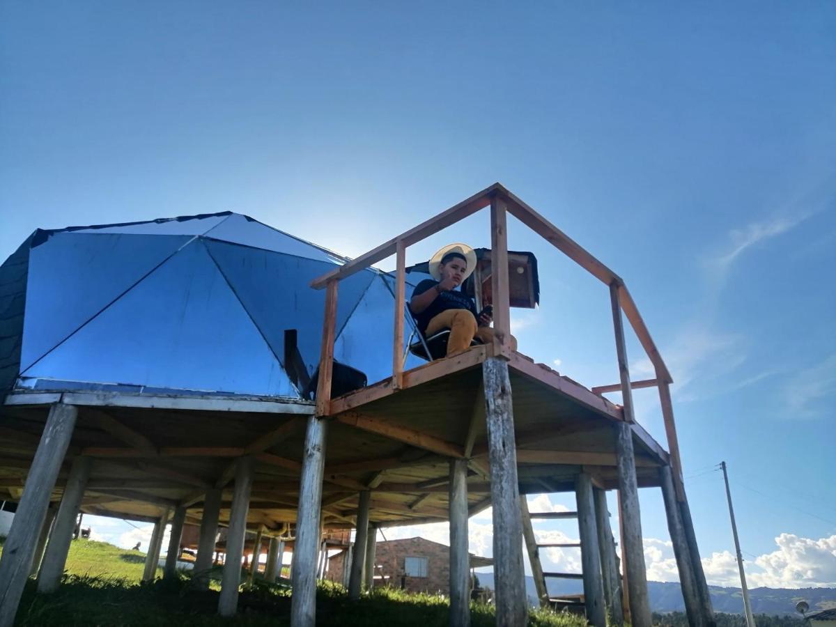 Cabanas El Mirador Del Tomine Guatavita Exterior photo